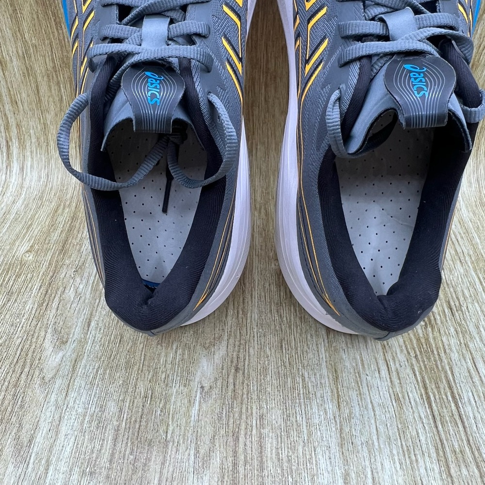 ASICS GT-2000 14 Running Shoes Men's Size 12 Grey Blue Orange Sneakers 1011C056 - Picture 5 of 10